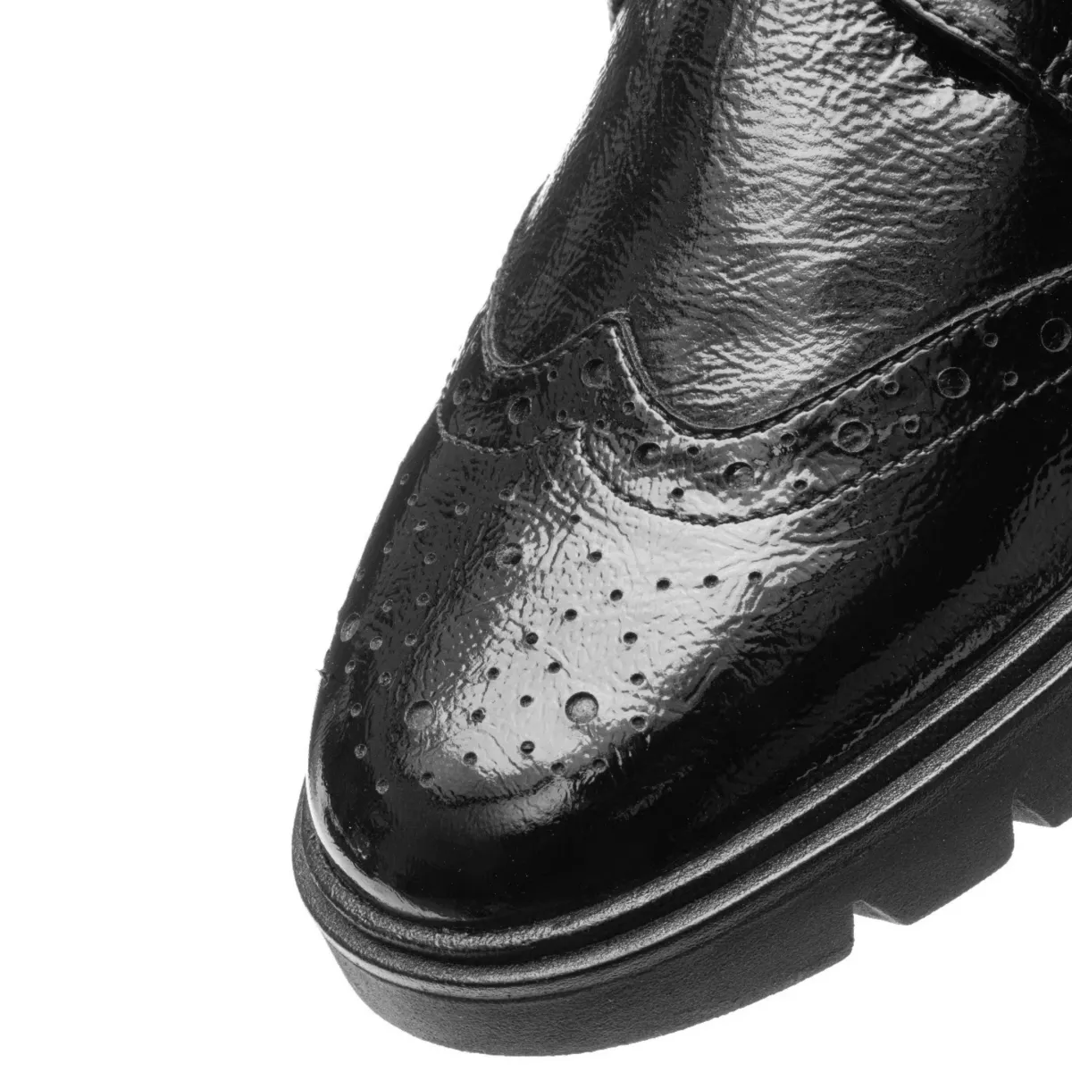 Stretchable Denim Ease Ara Women's Clementine Black Patent