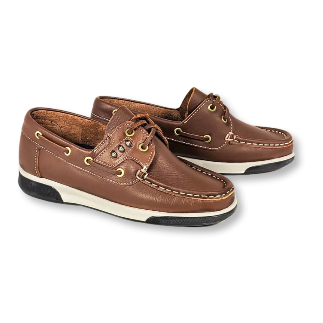 Dubarry Womens Shoe Kapley Brown Flat Bottom Step Fit