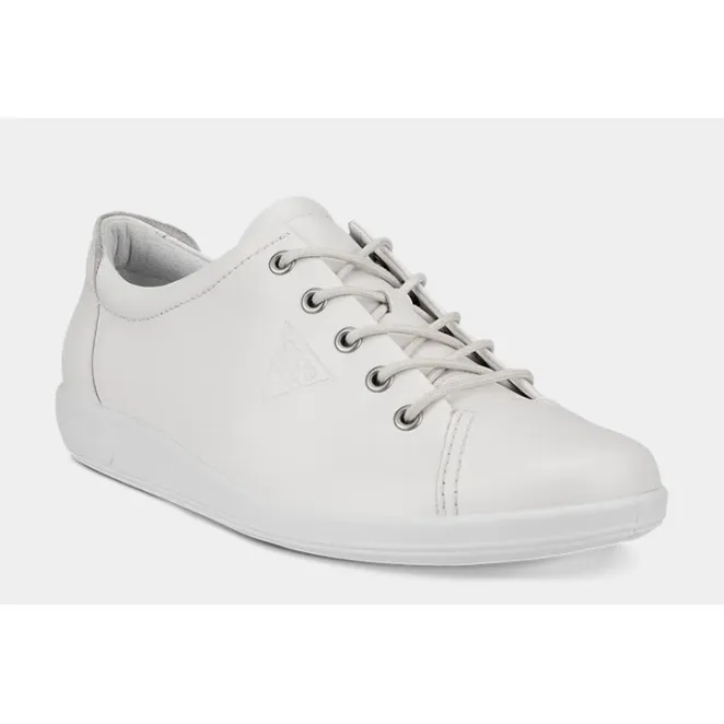 All-Weather Design Ecco Womens Shoe Soft 2.0 White