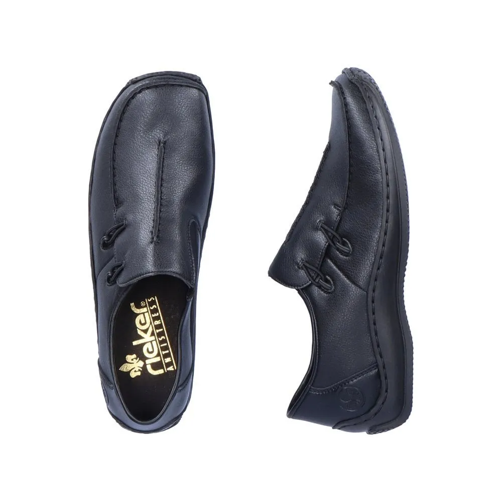 Simple Look Extended Wear Comfort Rieker Womens Shoe L1751-00 Black