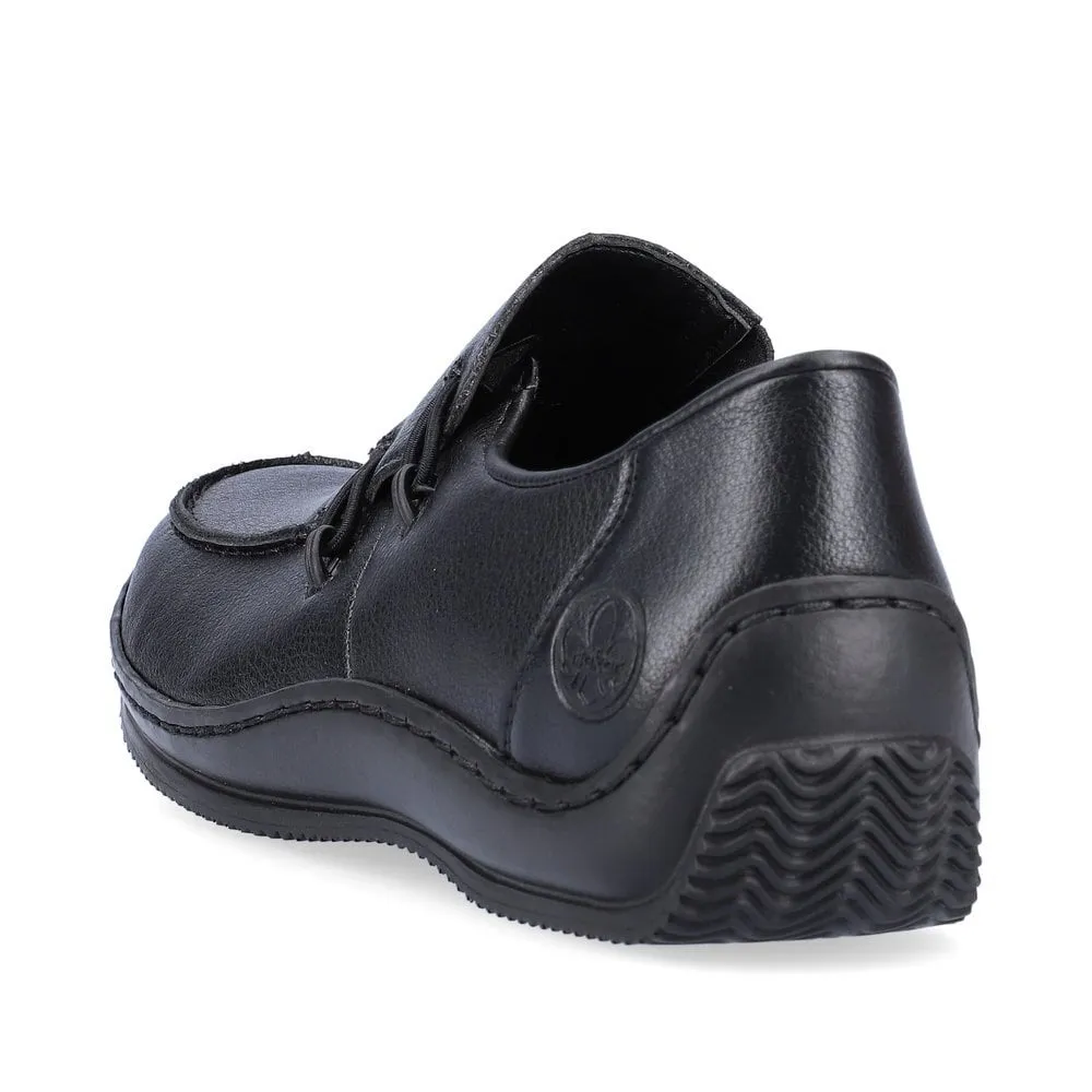 Rieker Womens Shoe L1751-00 Black Ad Shoot
