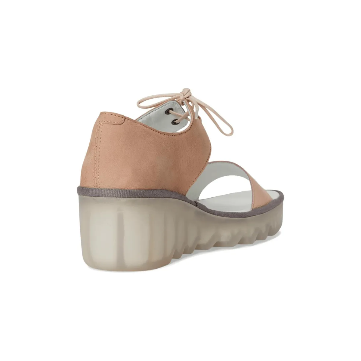 Soft Cushioned Upper Premium Leather Fly London Women's BILU465 Nude/Pink Leather