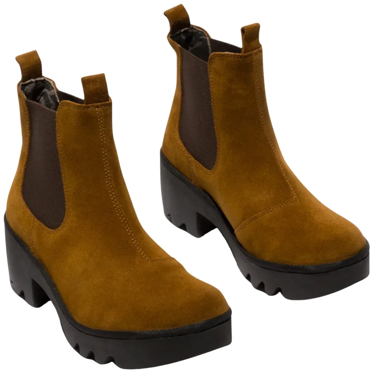 All Use Wear-Ready Shoes Fly London Women's TRIG514FLY Tobacco Oil Suede