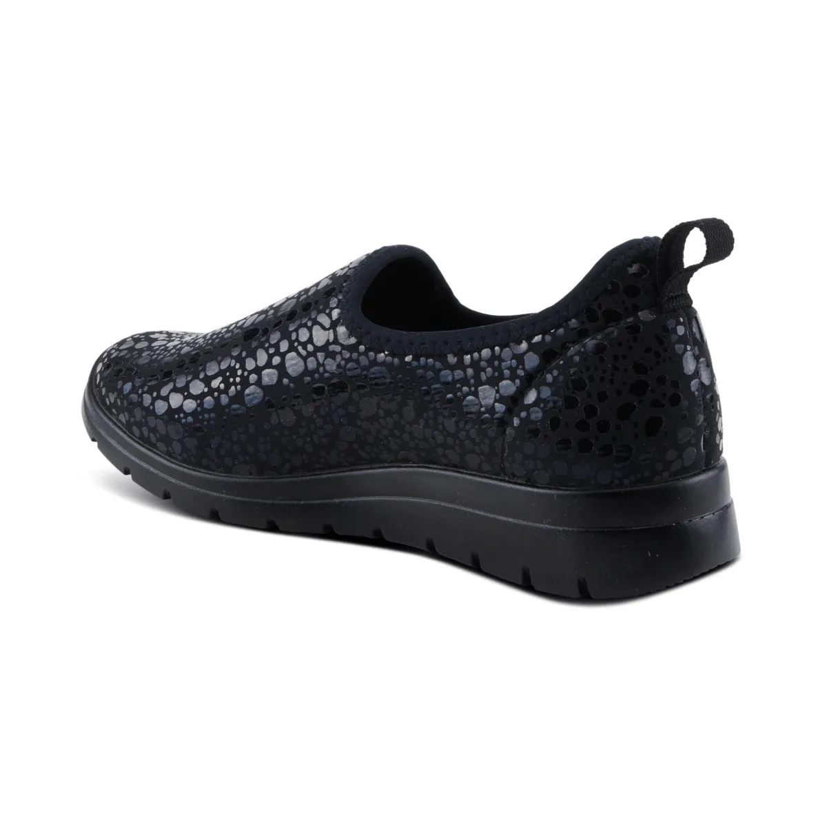 Foot Control Built Soft Spring Step Women's Anisia Croco Black