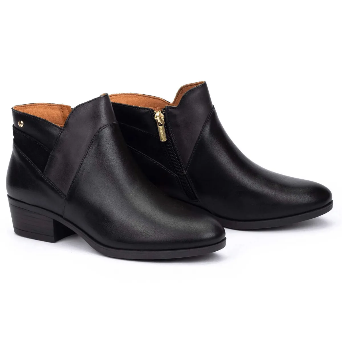 Step Control Comfortable Soles Pikolinos Women's Daroca Black Leather