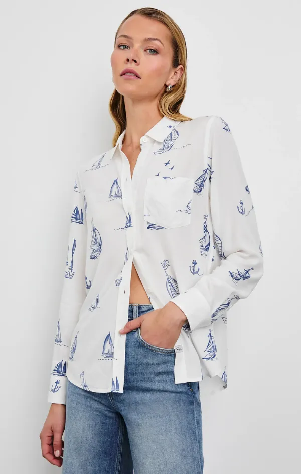 Kathryn Shirt HiddenZipperClosure