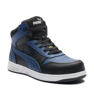 Non Binding Collar Padding Frontcourt Blue/Black Mid Composite Toe Safety Shoes 630073 - Limited Sizing