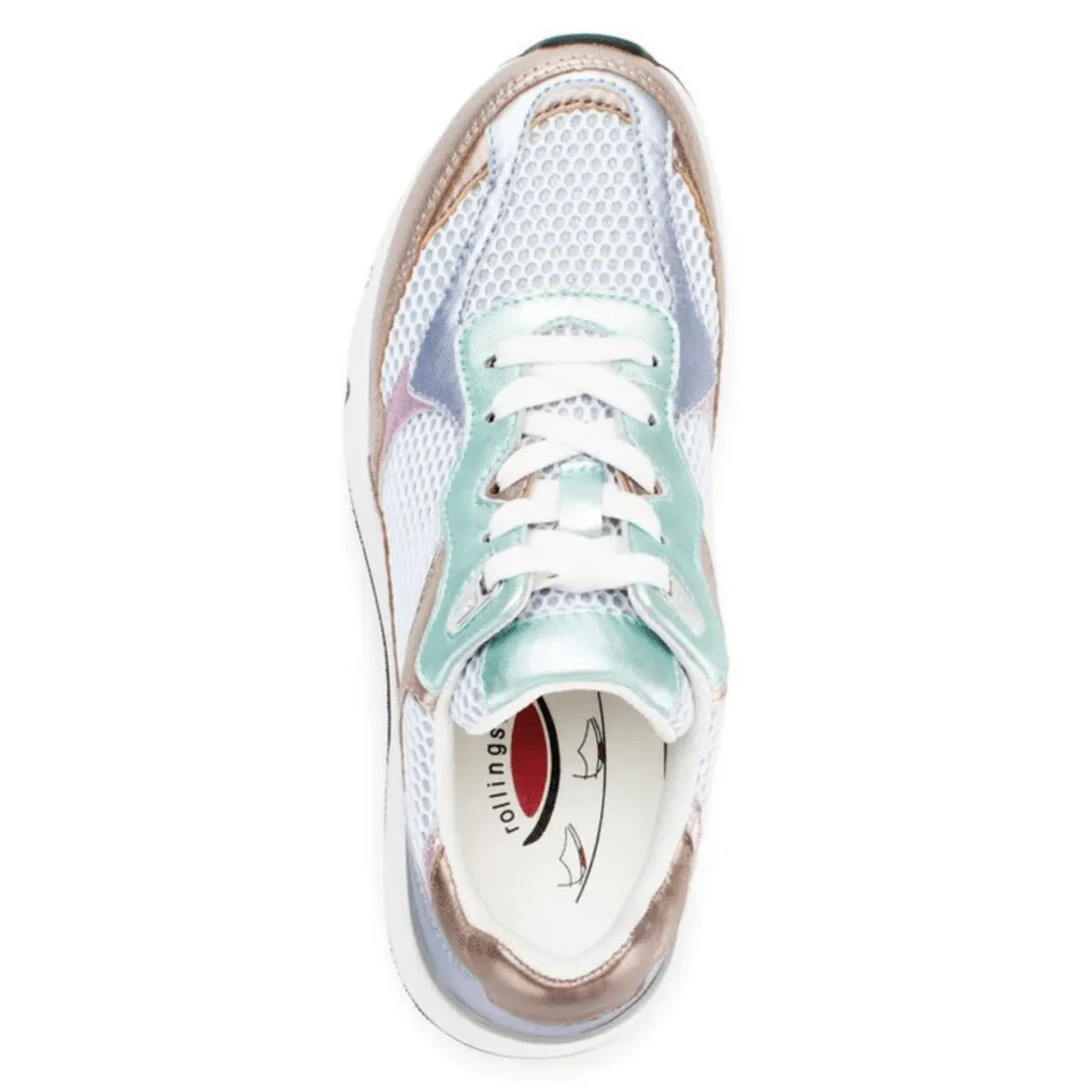 Grass Step Gabor Women's 66.893.61 Metallic/Silver/Pewter