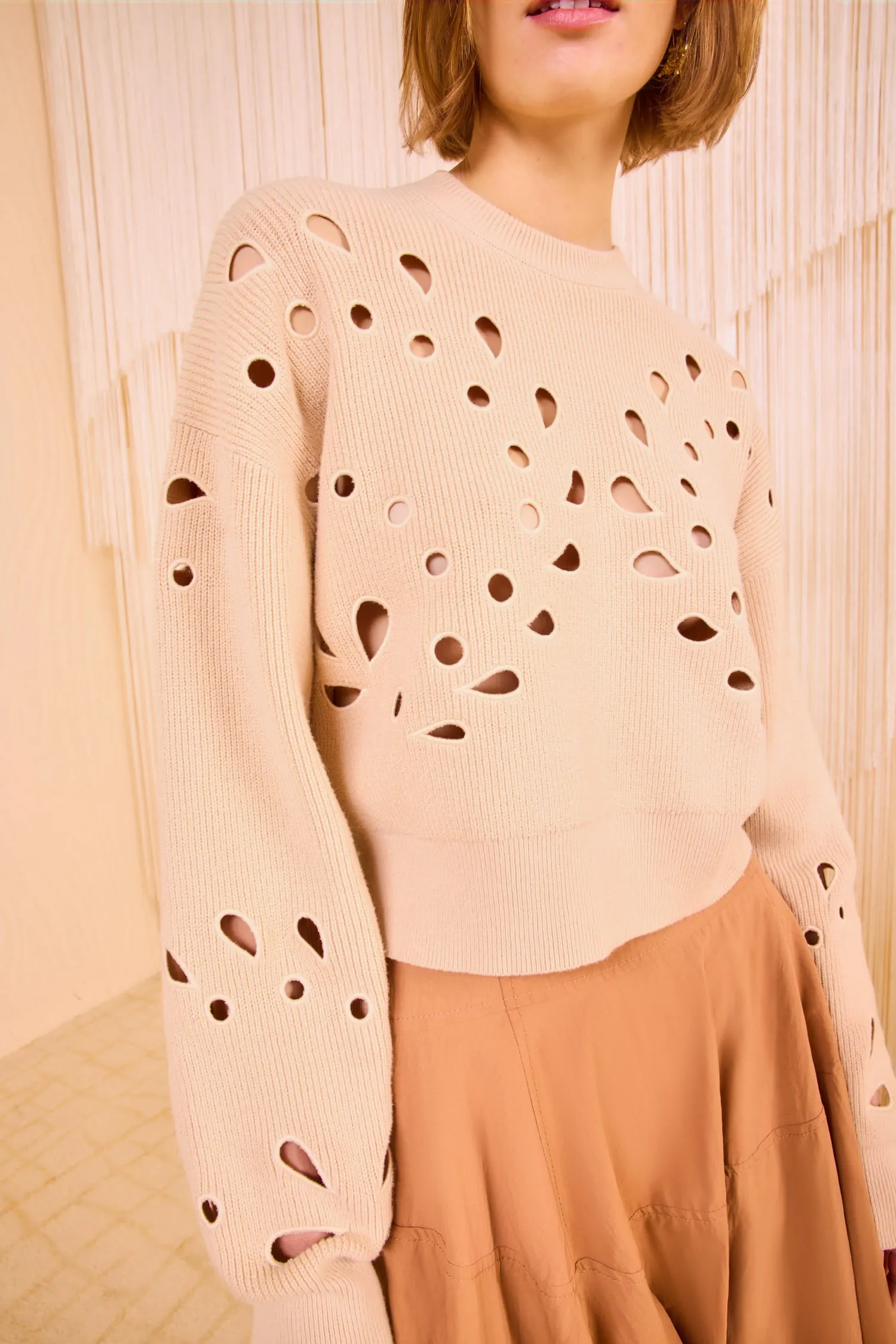 Vanessa Pullover - Sand CompactFold