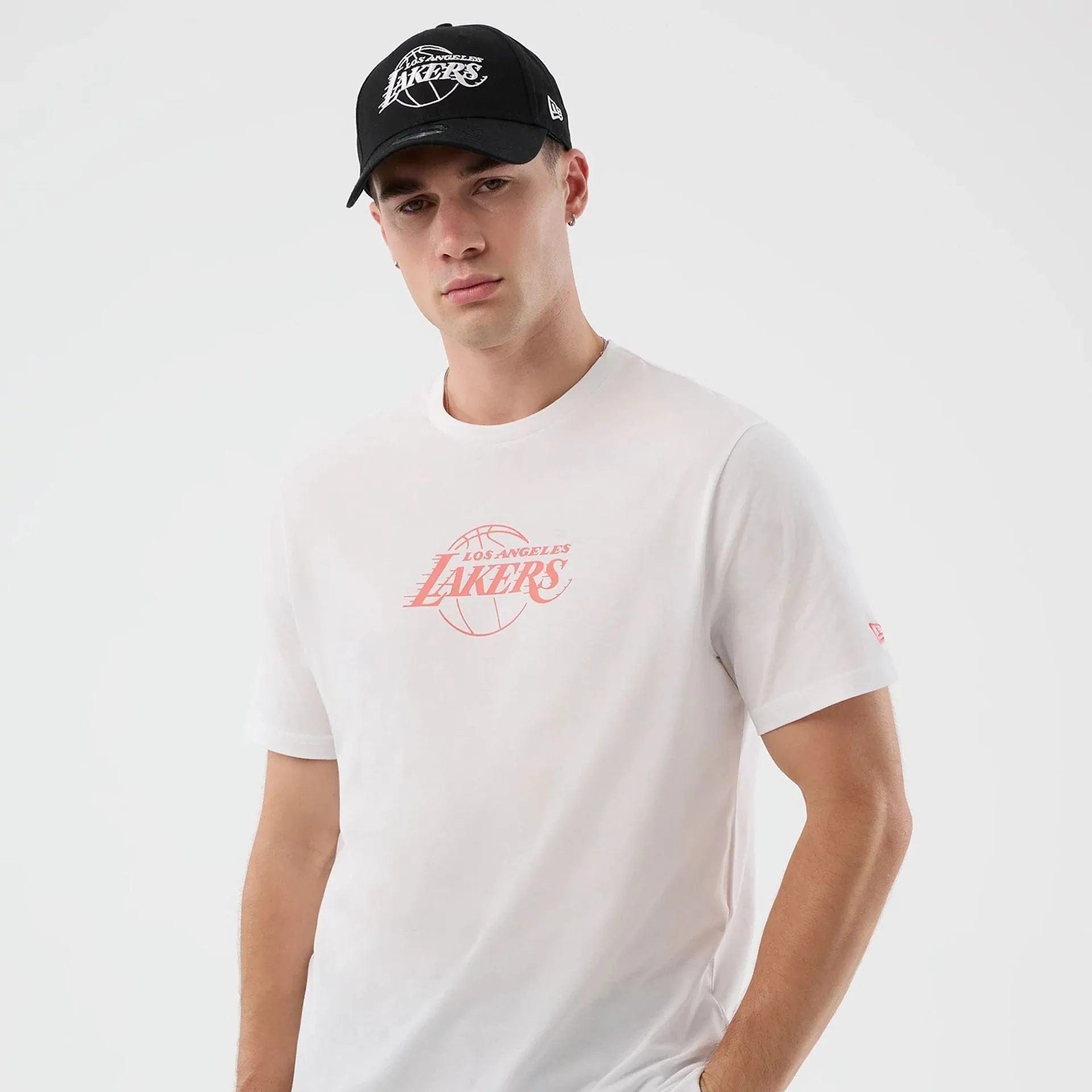 Seasonal Outfit LA Lakers NBA Back To School White T-Shirt