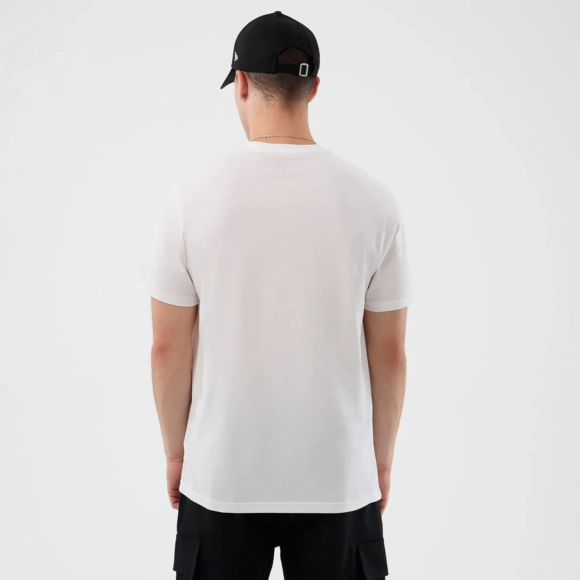 Layered Shoulder Design LA Lakers NBA Back To School White T-Shirt