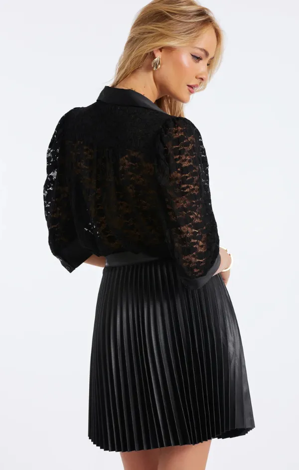 Gisele Lace Blouse WrinkleFree Fabric