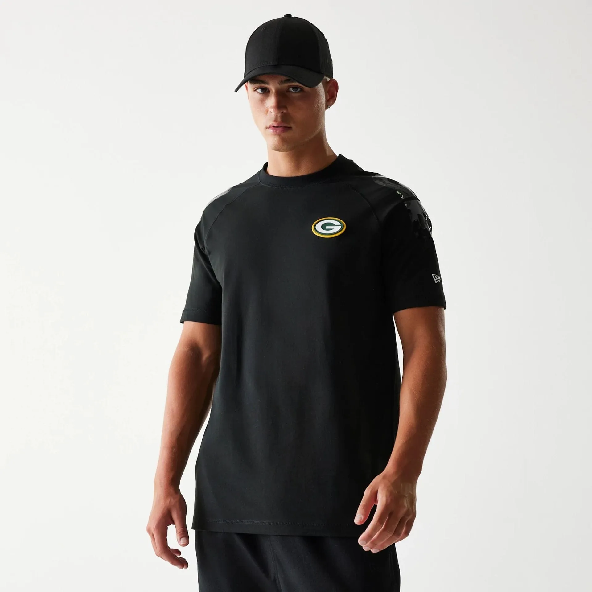 Stylish and Easygoing Green Bay Packers NFL 3RD Down Black T-Shirt