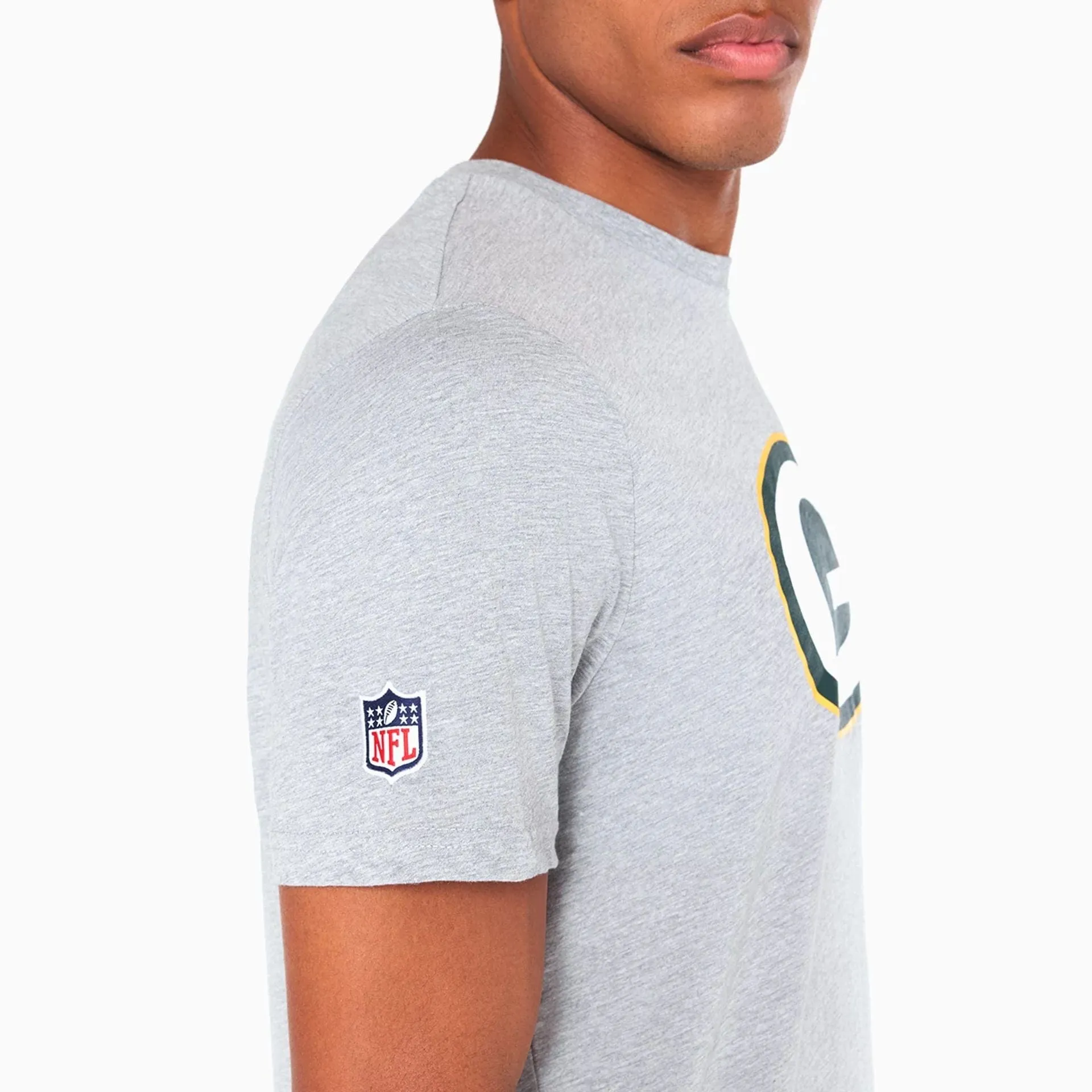Sleek Design Essential Fashion Green Bay Packers NFL Grey T-Shirt
