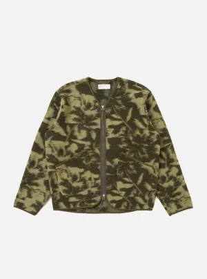 Green/Pale Green Studio Fleece Zip Liner Jacket Technical Wear Everyday Look