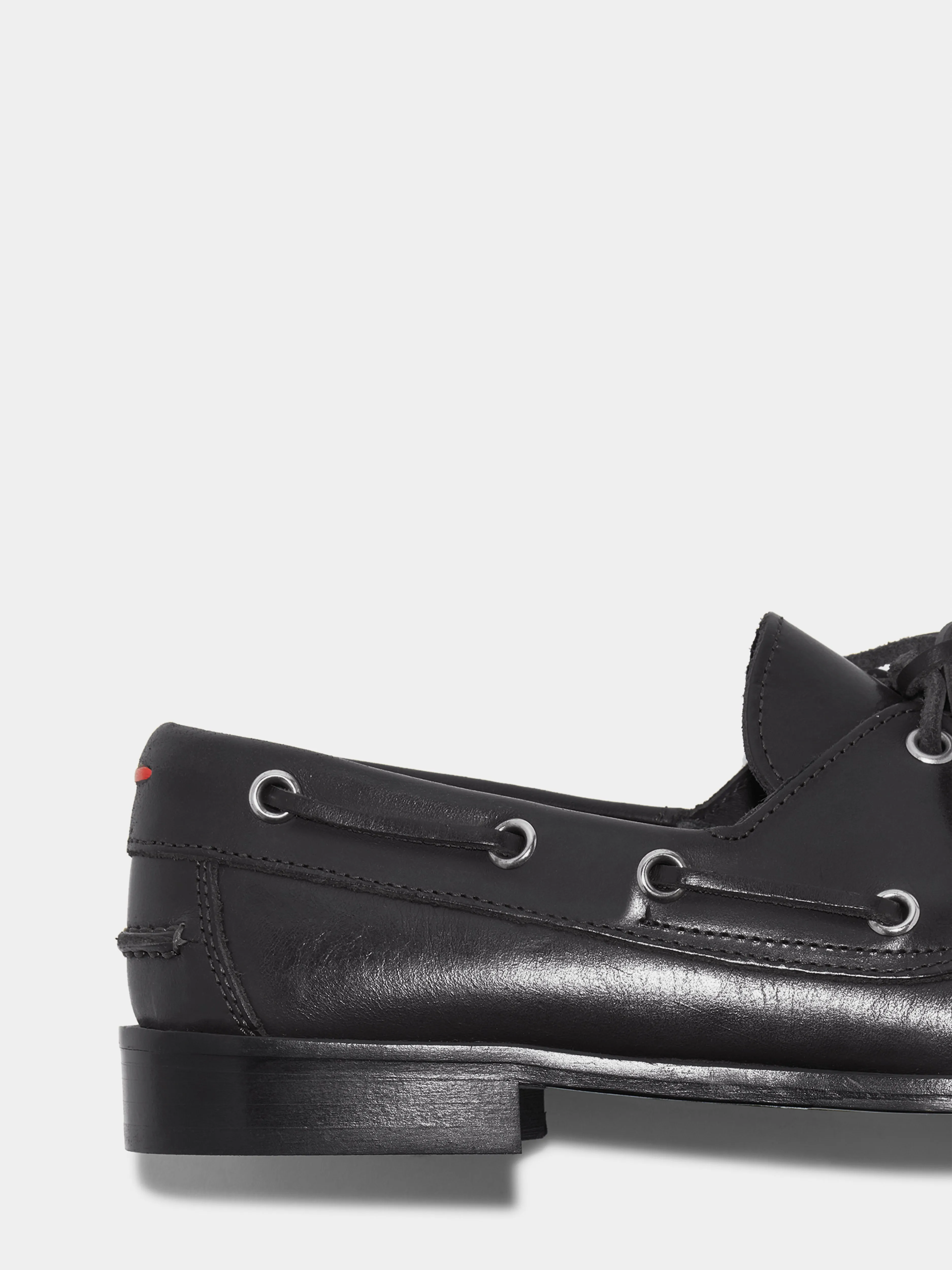 Break Run Creek Path Harris Leather Moccasin Flats