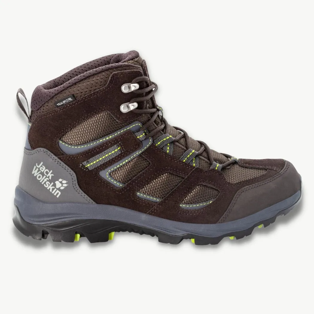 SyntheticLeather jack wolfskin Vojo 3 Texapore Mid Men's Waterproof Hiking Shoes