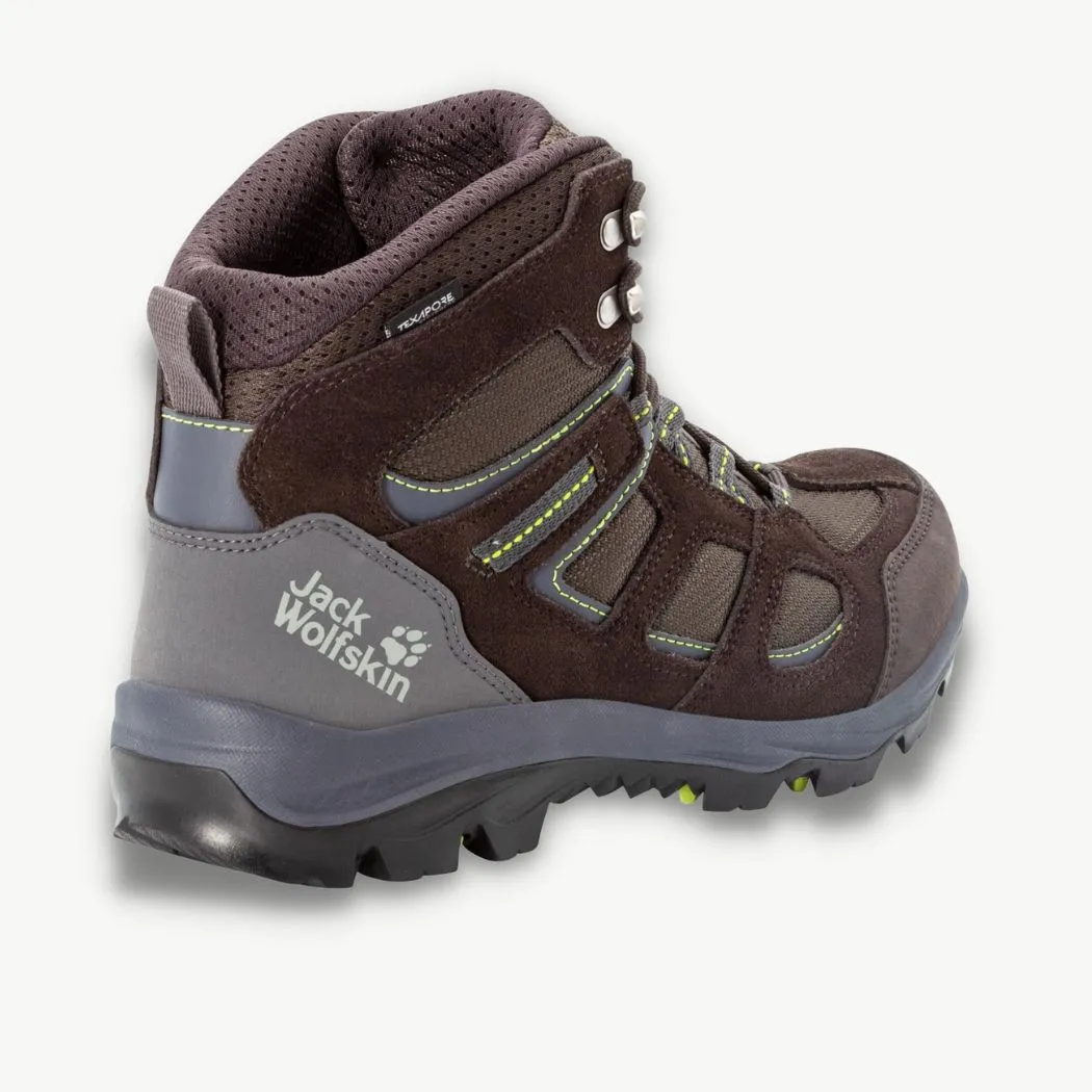 running in rainy weather jack wolfskin Vojo 3 Texapore Mid Men's Waterproof Hiking Shoes