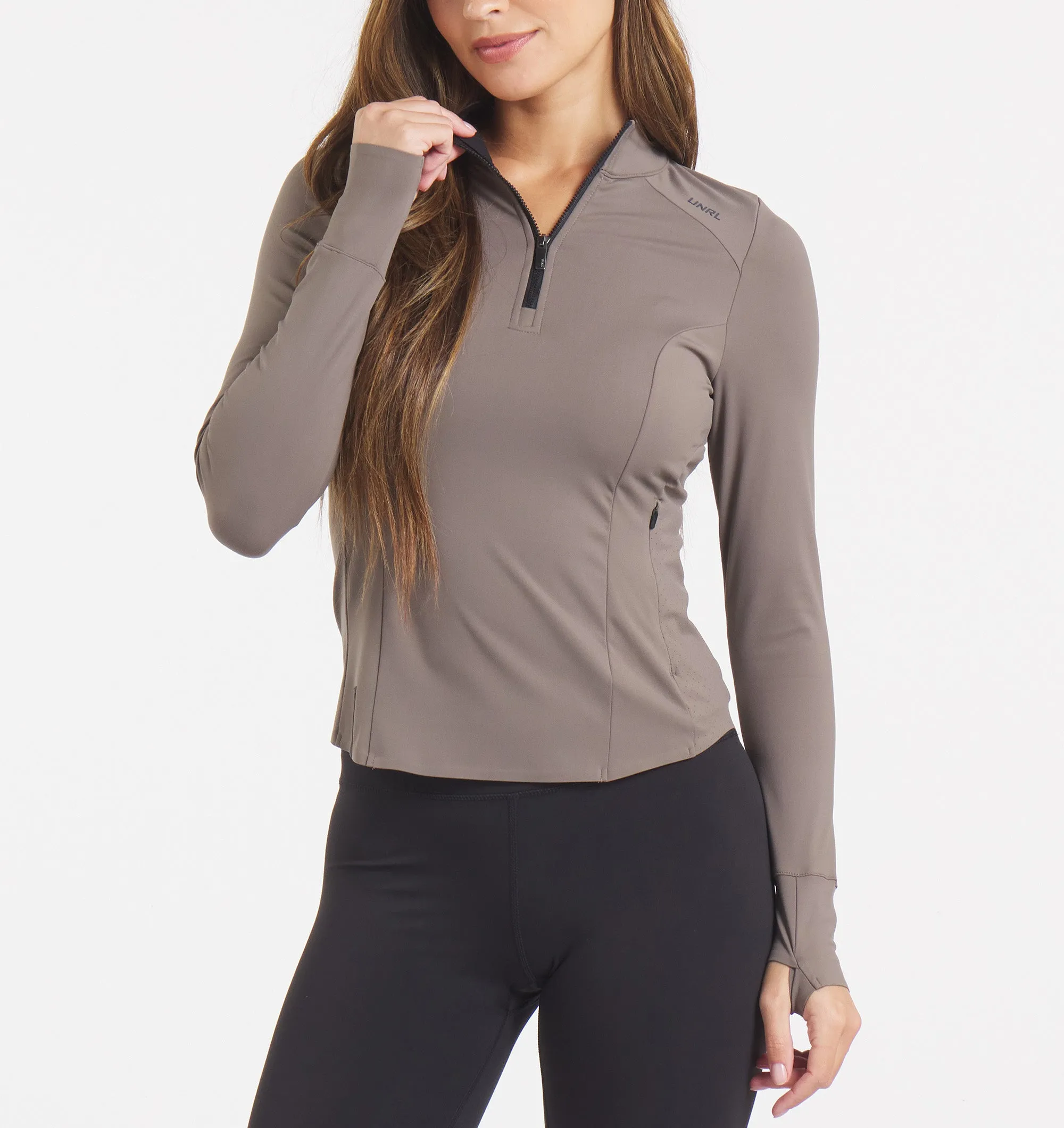 Simple and Chic Ultra Soft Finish UNRL Performa Fitted Half-Zip