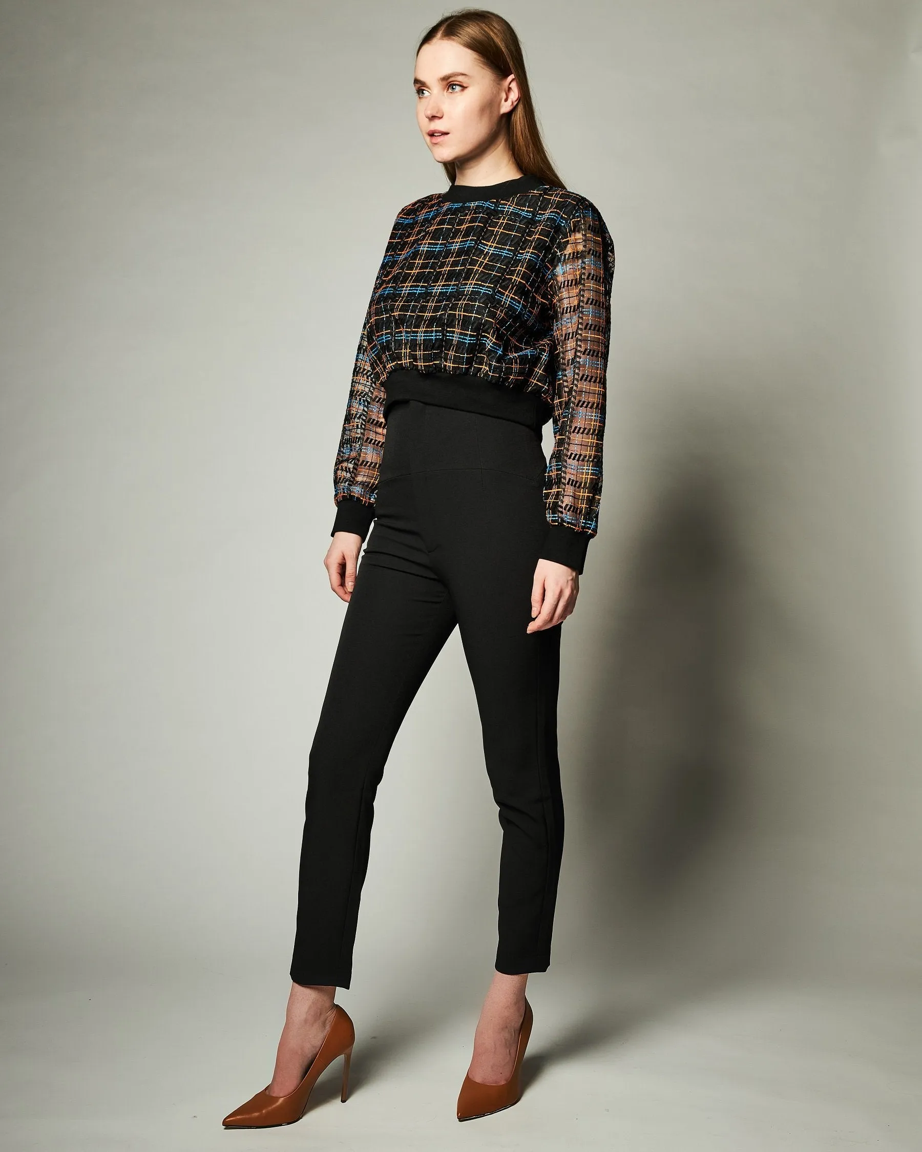 Tagless label Mid-rise fit High Waisted Long Pant