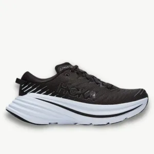 hoka Bondi X Men's Running Shoes Bounce Response Engine running in straight tracks shoes