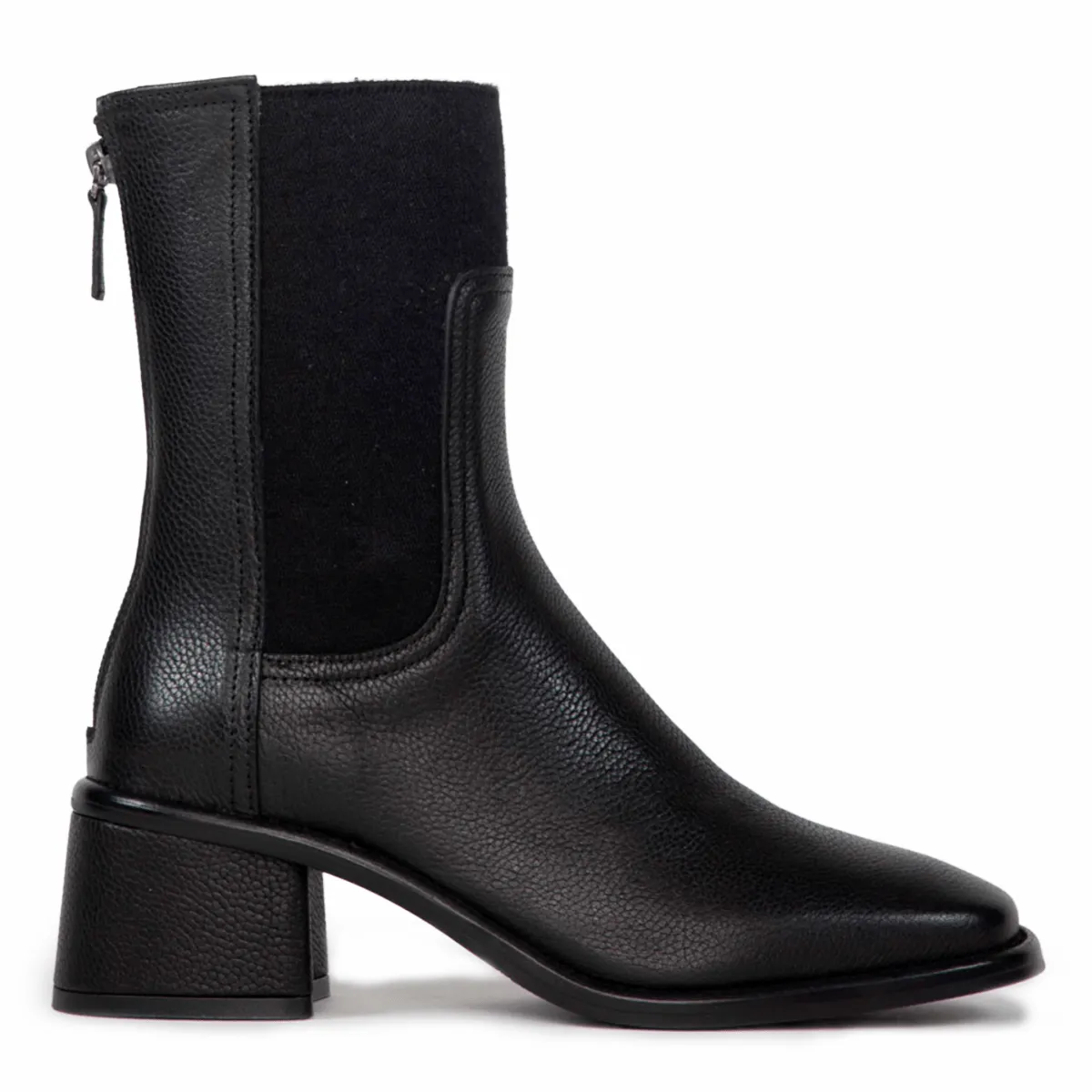 Homers Women's Colette Bufalino Black Leather AdjustableStrap Foot Daily