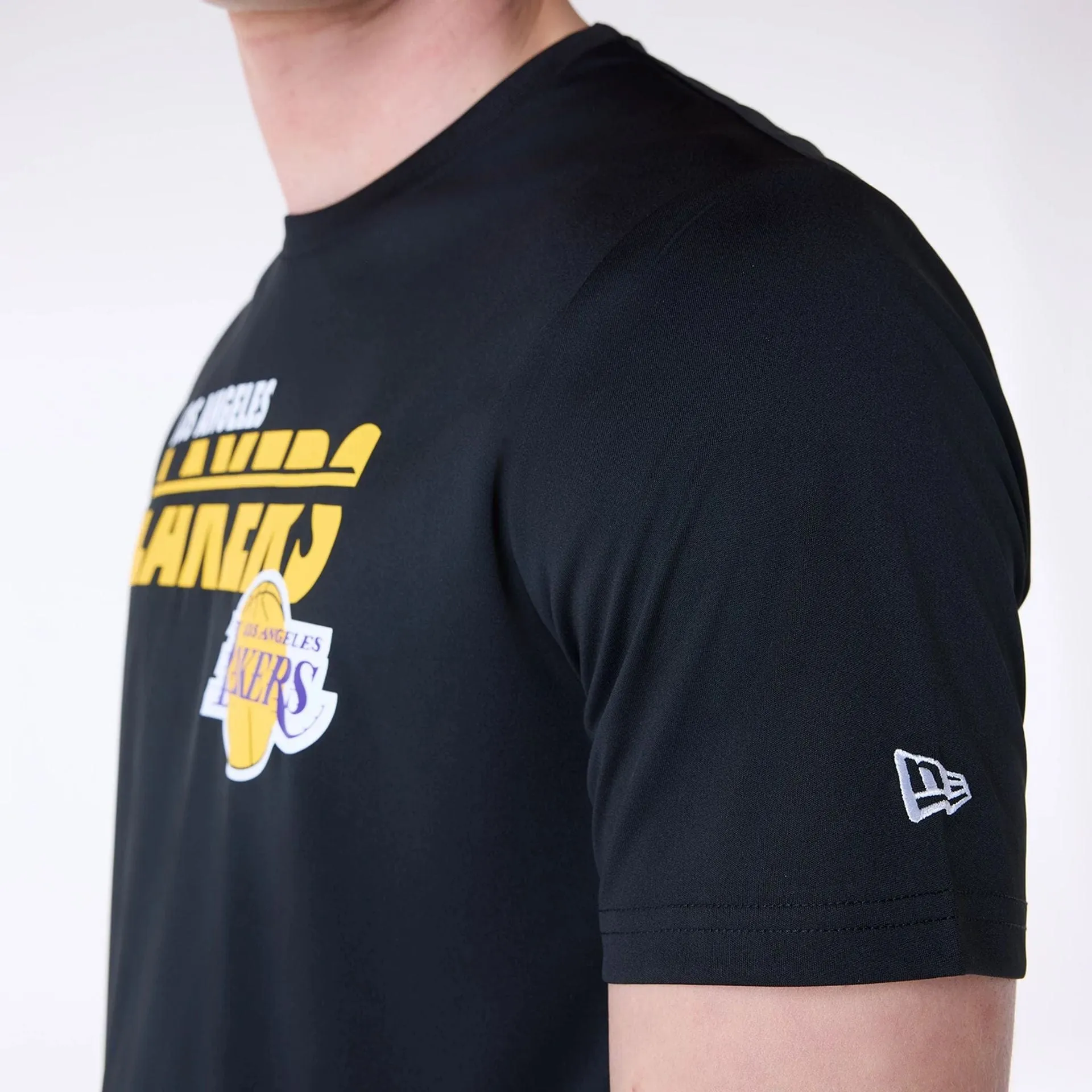 UltraLightweight LA Lakers NBA Essentials Black T-Shirt
