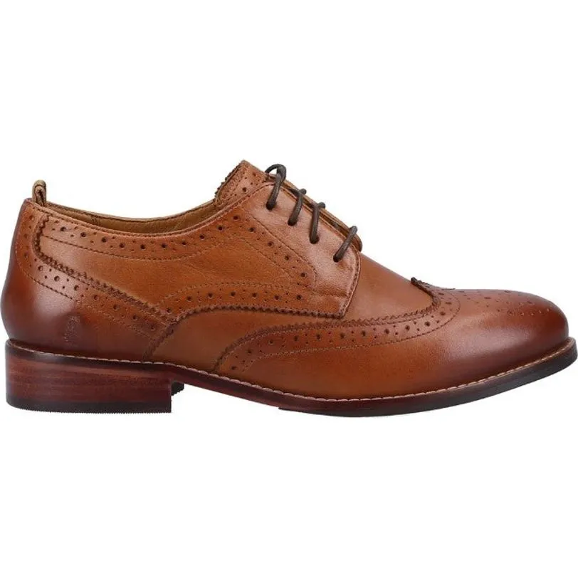 Hush Puppies Womens Shoe Natalia Brogue Tan clean design Function First
