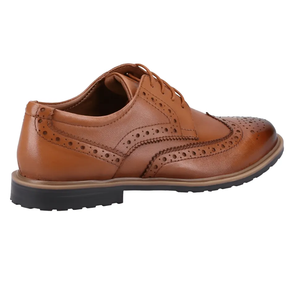 Weekend Trip Hush Puppies Womens Verity Brogue Tan