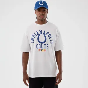 Indianapolis Colts NFL International Series Games White Oversized T-Shirt Tight Fit