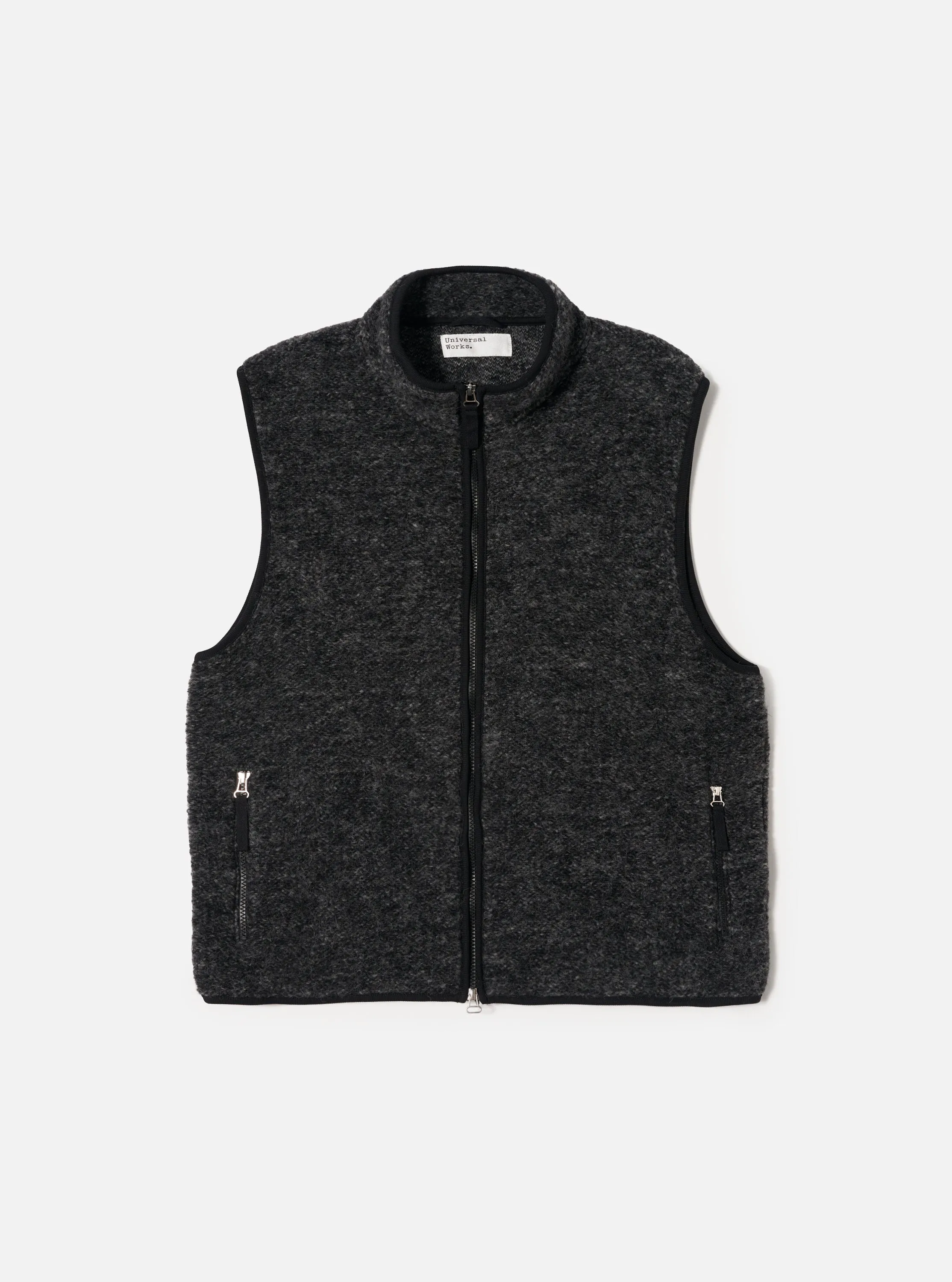 Everyday Use Black Six Wool Fleece Climbing Gilet
