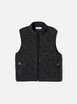 Everyday Use Black Six Wool Fleece Climbing Gilet