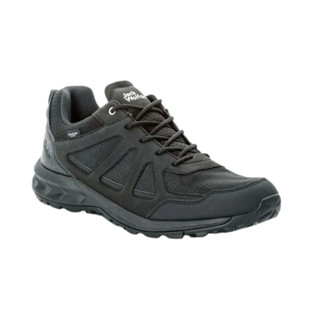 Flexibility Improvement Stability Wing System jack wolfskin Woodland 2 Texapore Low Men's Waterproof Hiking Shoe