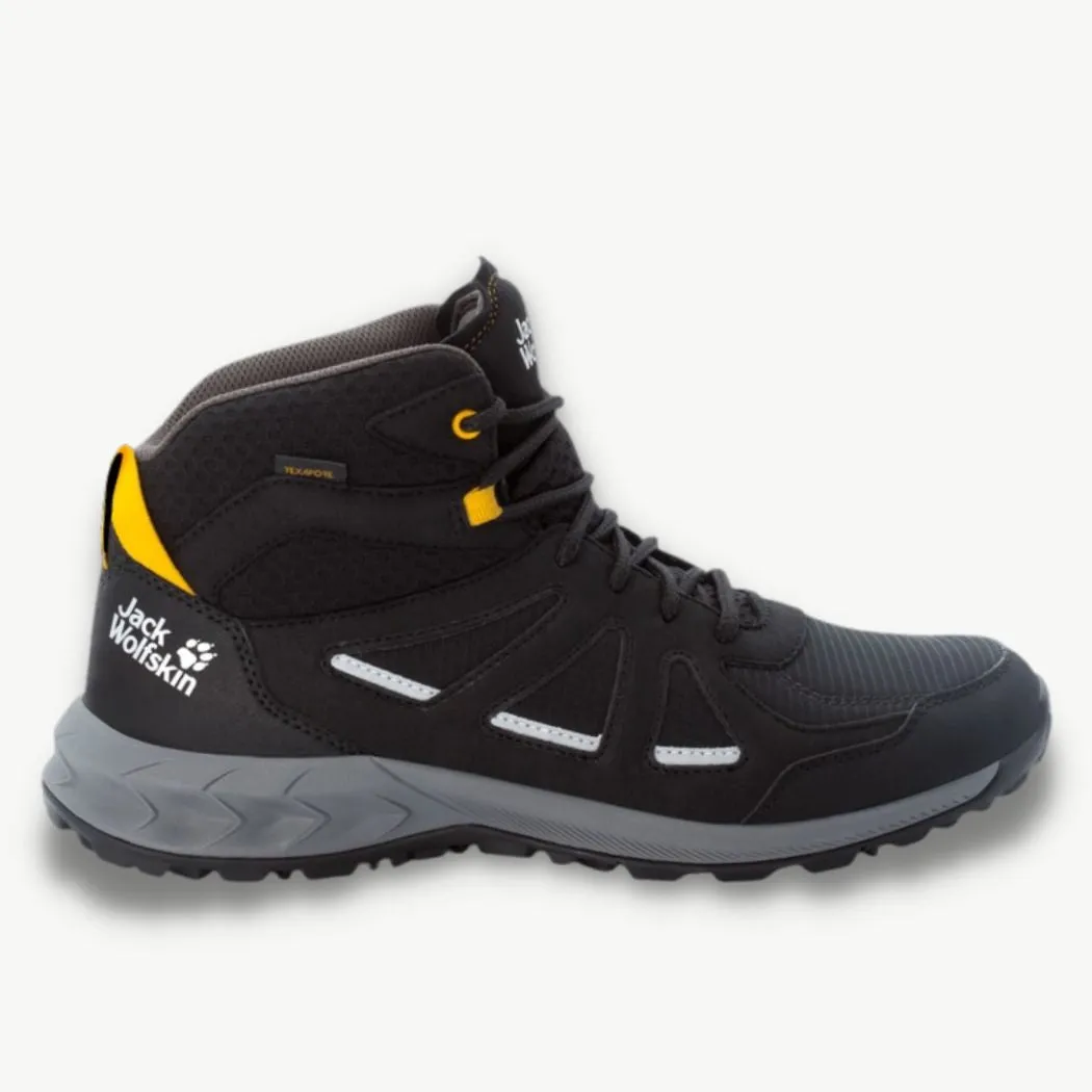 Ultra Cushioned Heel Fast Paced jack wolfskin Woodland 2 Texapore Mid Men's Hiking Shoes