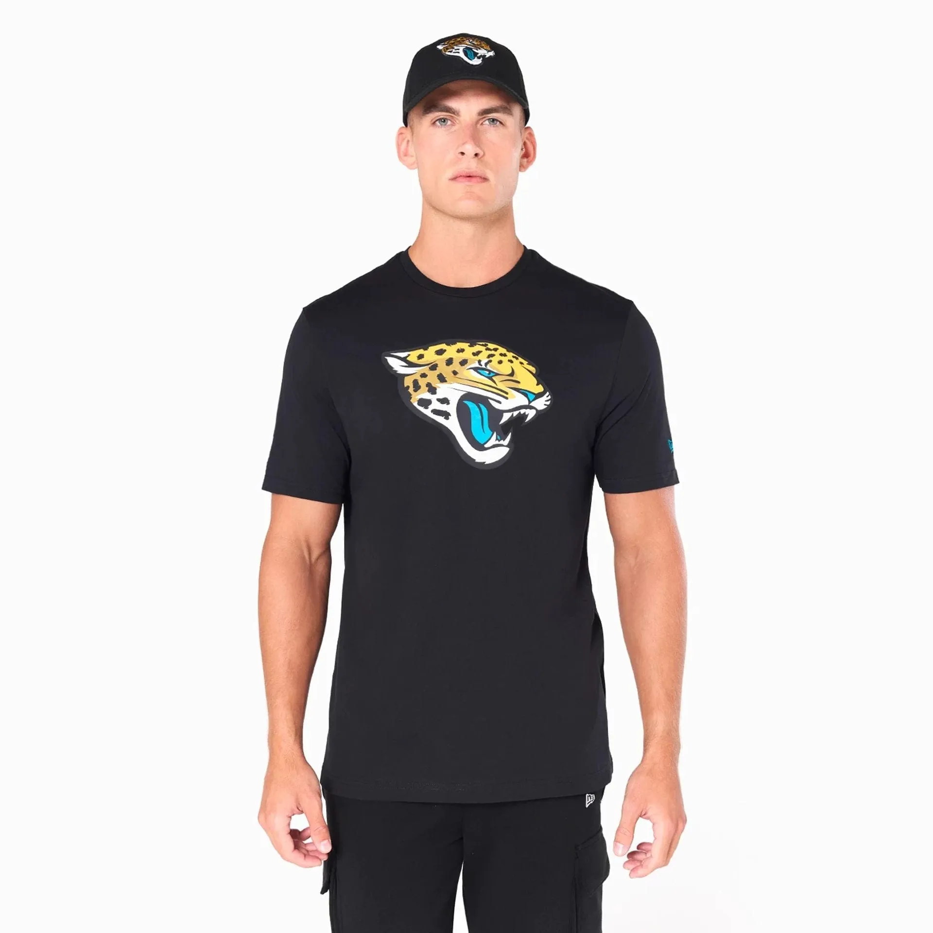 Jacksonville Jaguars NFL Black T-Shirt spandex blend Geometric Print
