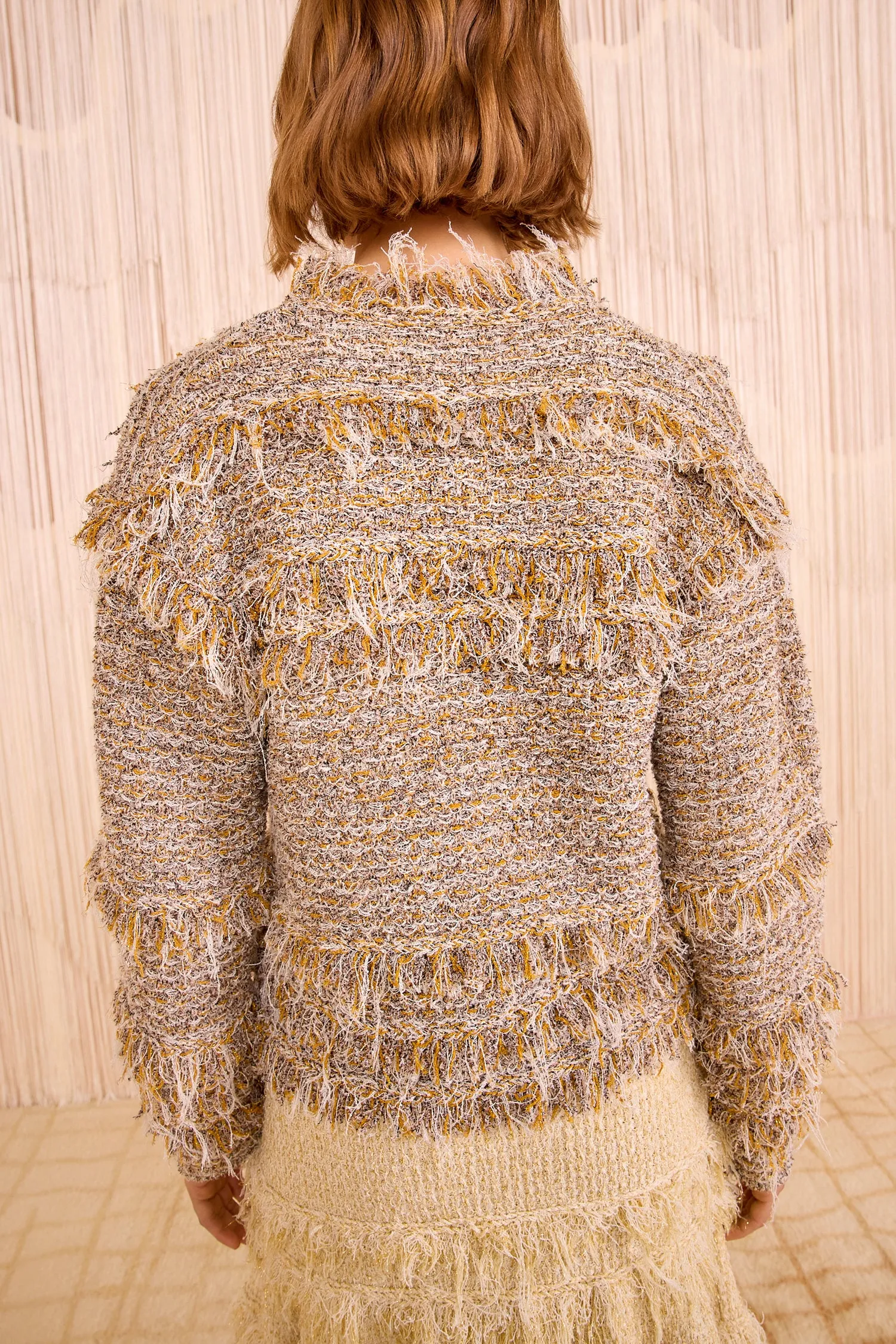 Jael Knit Tweed Long Sleeve Pullover - Helios One-Piece Wear