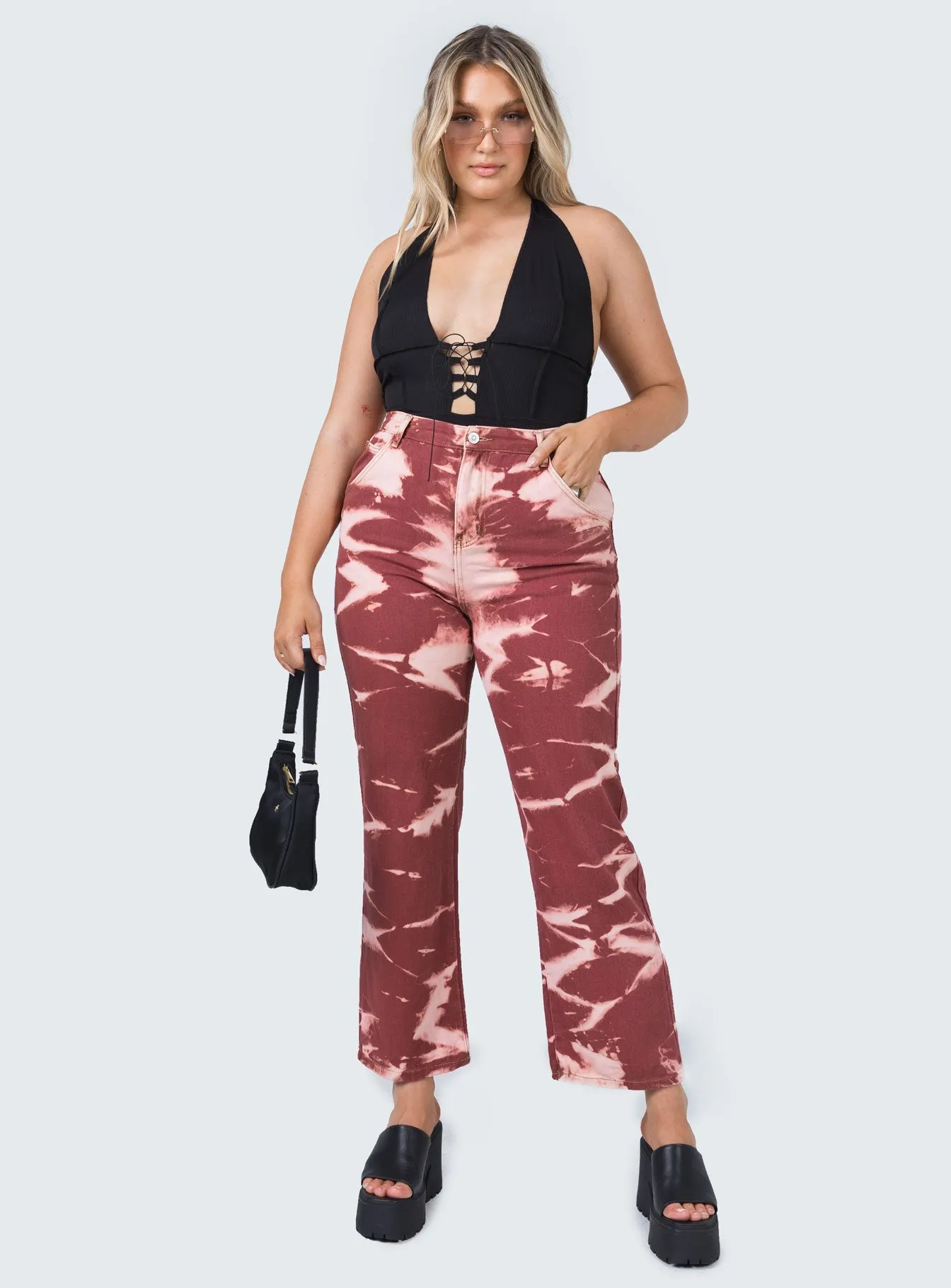 James Denim Jeans Red Low Impact Manufacturing