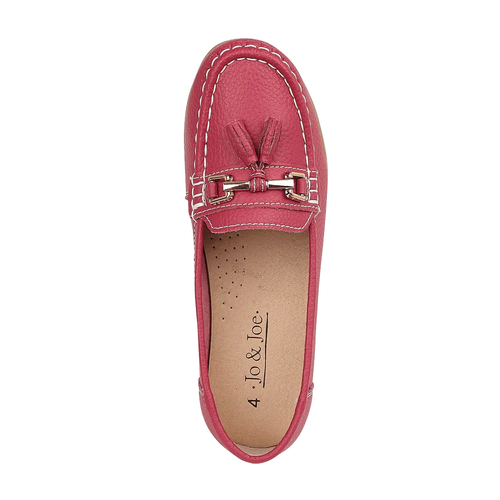 Jo & Joe Womens Loafer Nautical Fuchsia Photo Day Breathe Flow