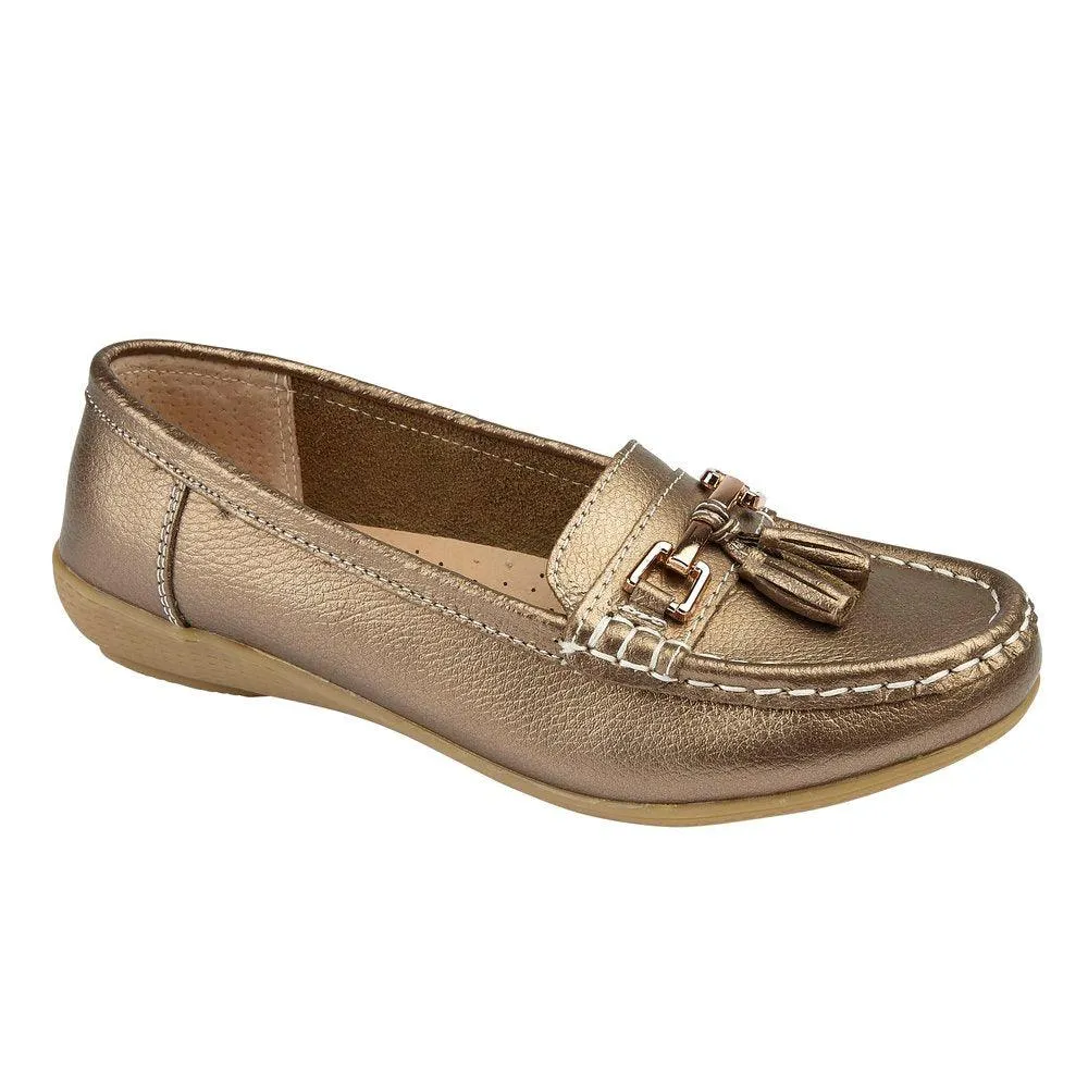 Jo & Joe Womens Shoe Nautical Bronze Breath Zones Light Touch
