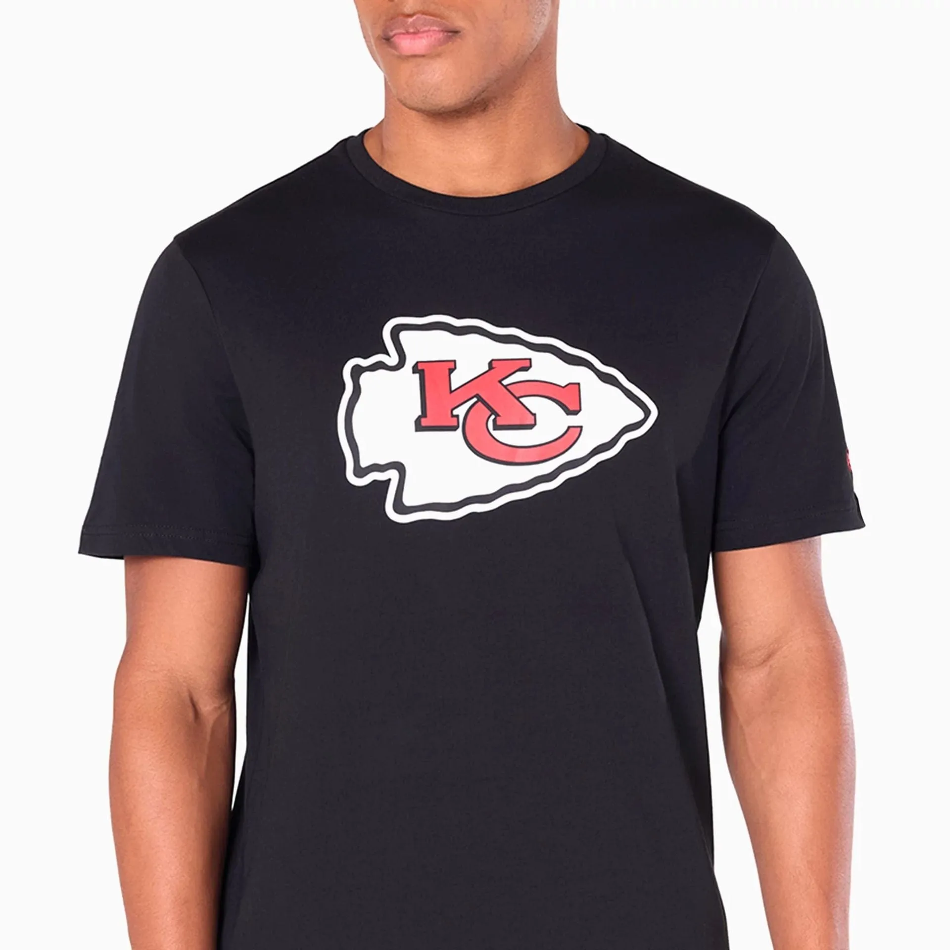 Striped modernity Kansas City Chiefs NFL Black T-Shirt