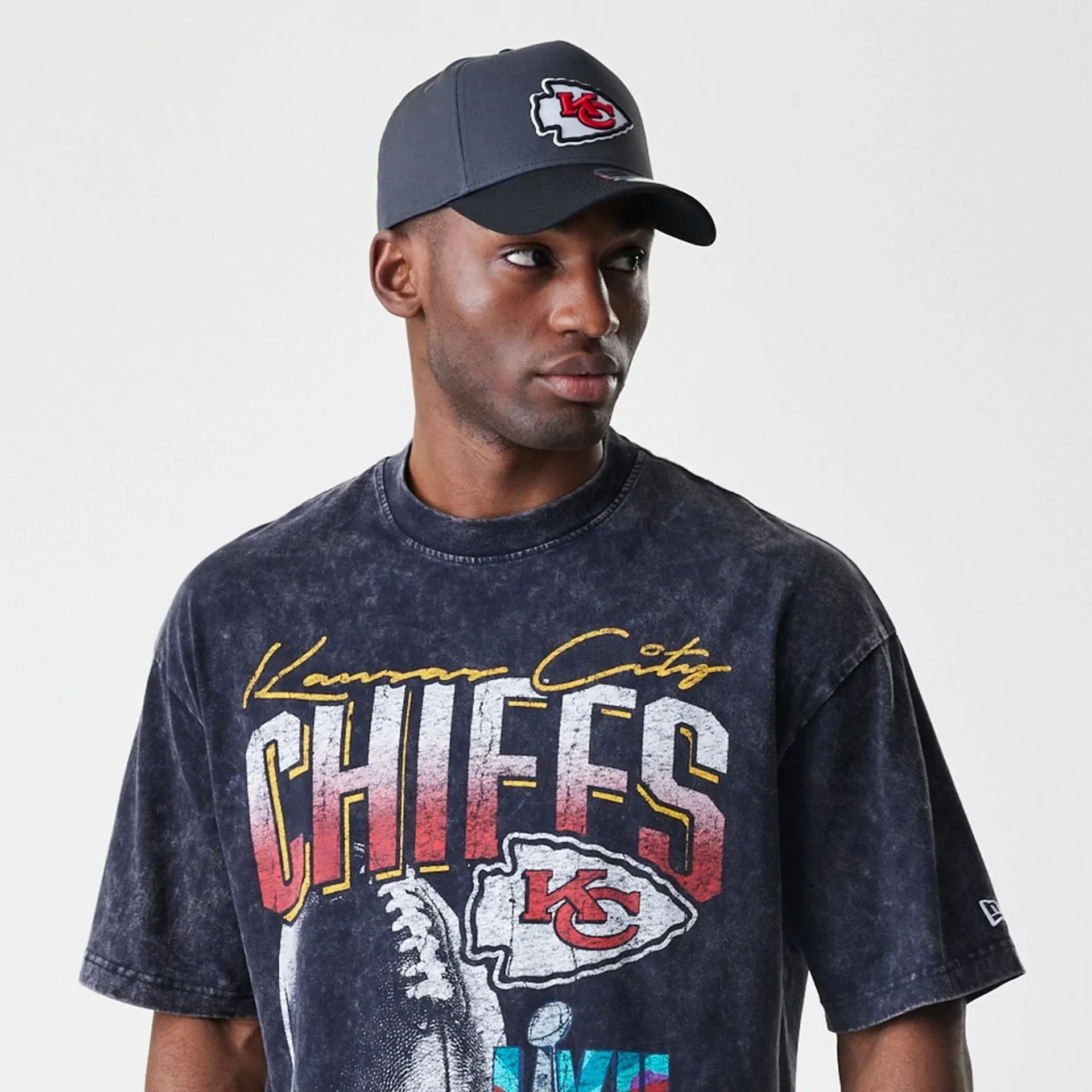 Quick Dry Fit Lightweight Style Kansas City Chiefs Sport Classic Black T-Shirt