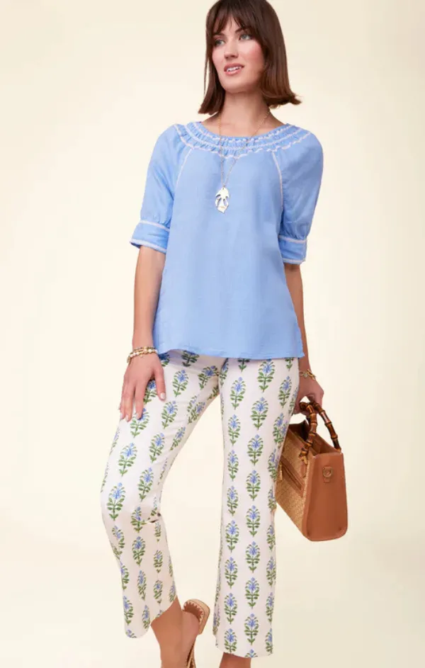 Stylish Shoes QuickDry Material Kella Linen Blouse