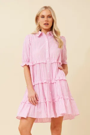 Transitional-Wear KIMBERLY STRIPE PRINT DRESS