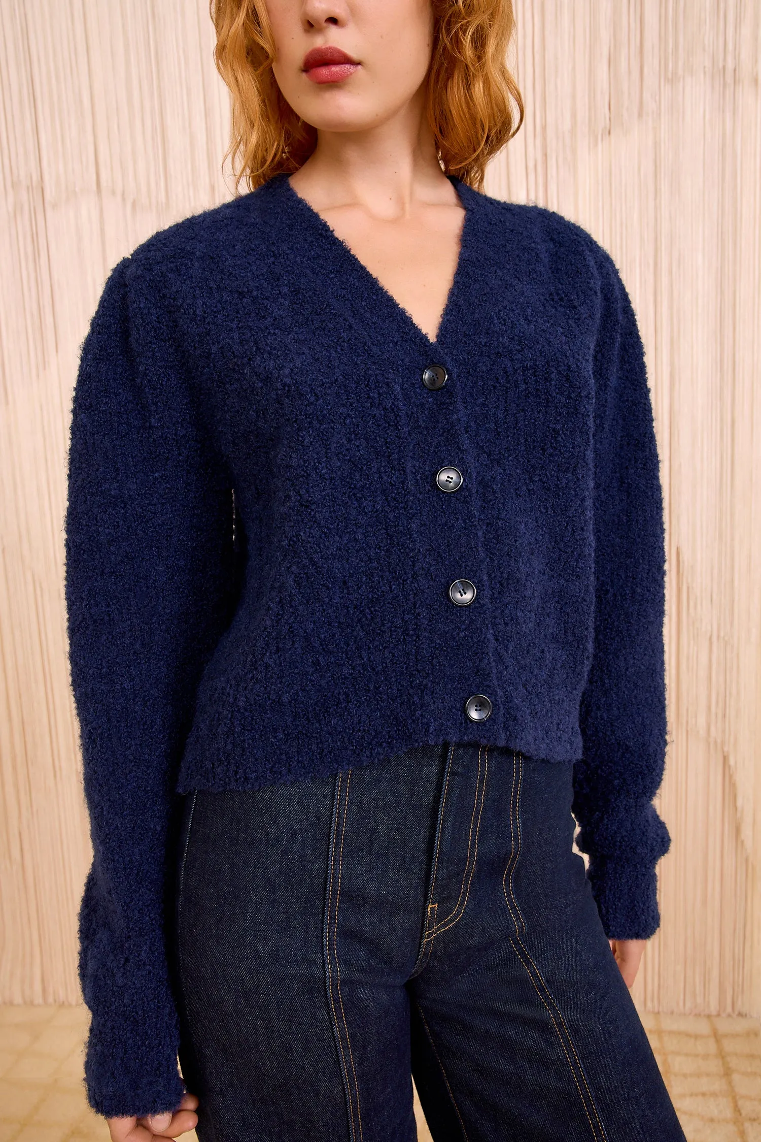 Kira Alpaca Cardigan - Midnight Weather Ready