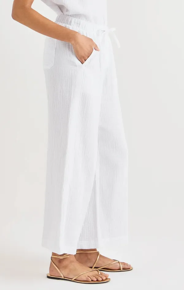 Kit Gauze Palazzo Pant Body Contour Layering Piece