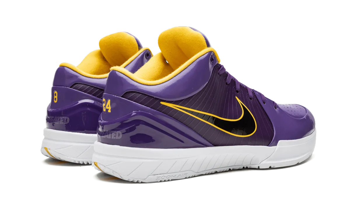 Kobe 4 Protro UNDFTD "Undefeated - LA Lakers" Sock Like Cuff