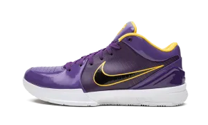 color - blue tempo running shoe potential Kobe 4 Protro UNDFTD "Undefeated - LA Lakers"