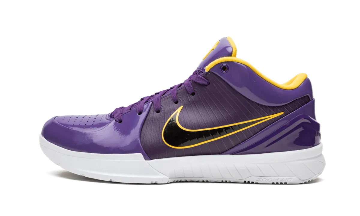 color - blue tempo running shoe potential Kobe 4 Protro UNDFTD "Undefeated - LA Lakers"