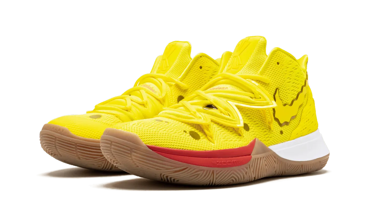 Kyrie 5 SBSP "Spongebob Squarepants" high - performance gear vegan running shoes