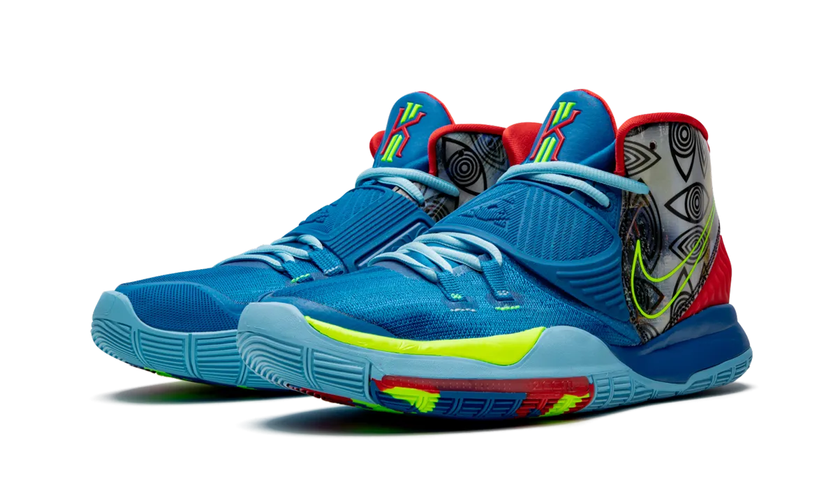 Kyrie 6 Pre Heat "NYC" Shock Absorption Cushion Reinforced Achilles Notch